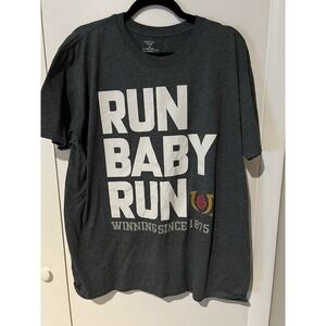 Kentucky Derby at Churchill Downs Run Baby Run Adult Gray Men's Size‎ XL